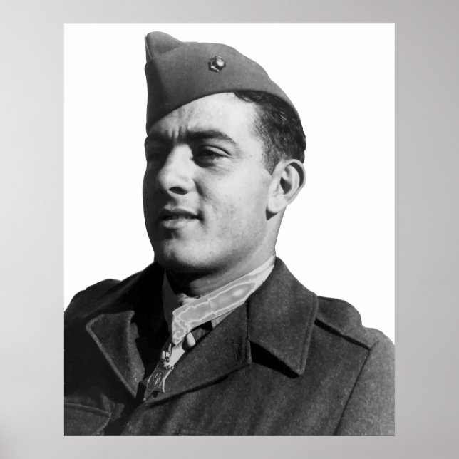 John Basilone -- WW2 Hero Poster (Front)