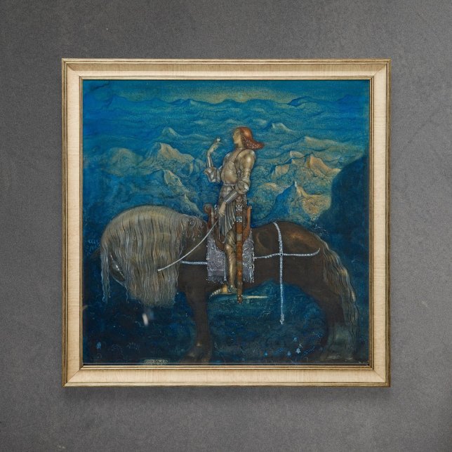 John Bauer A knight from Among Gnomes  Poster (Creator Uploaded)