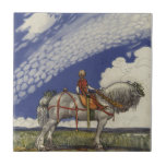 John Bauer - Into The Wide World Tile at Zazzle