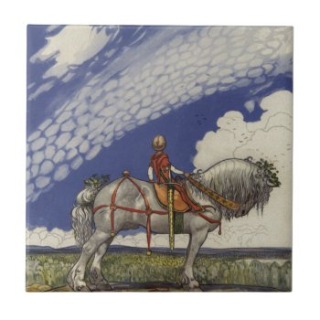 John Bauer - Into The Wide World Tile by ZazzleArt2015 at Zazzle