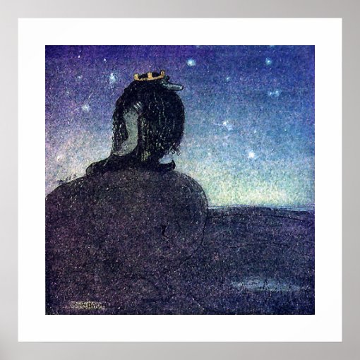 Wee Blue Coo Grußkarte 'John Bauer Malt Trolle' – Hochzeitstag, 12,5 X 17,5 Cm, 280 G/m² Karton