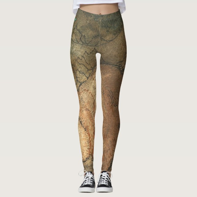 John Bauer Kissed the Bear On The Nose 1907 Leggings (Front)