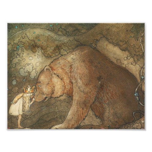 John Bauer _ Poor Little Basse Photo Print