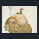 John Bauer - The Christmas Goat Photo Print<br><div class="desc">The Christmas Goat by John Bauer,  1912. Watercolor and pencil.</div>