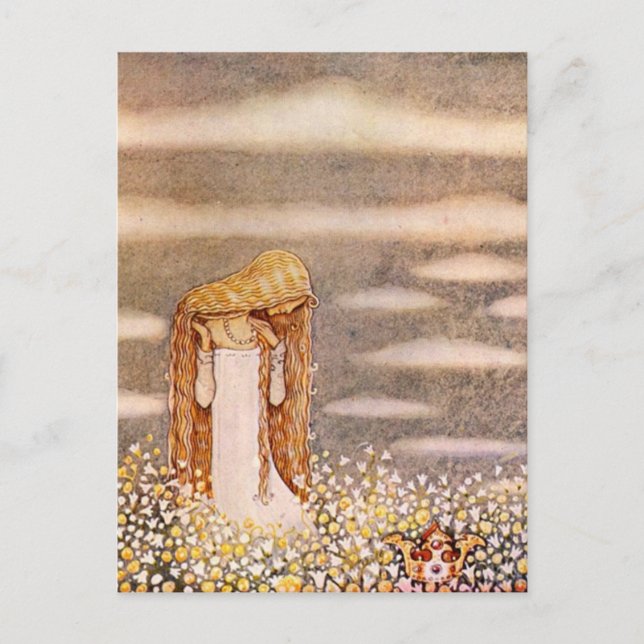 John Bauer The Fairy Tale of Skutt the Elk Postcard (Front)