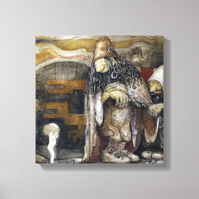 John Bauer Troll Canvas Print (Front)