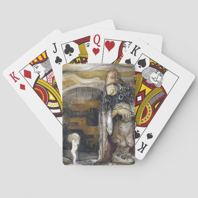 John Bauer Troll Poker Cards (Back)