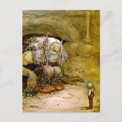 John Bauer _ Troll Postcard