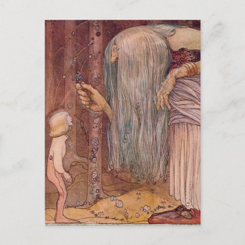 John Bauer _ Trolls herb Postcard