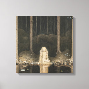 John Bauer Tuvstarr CC0247 Large Canvas Print