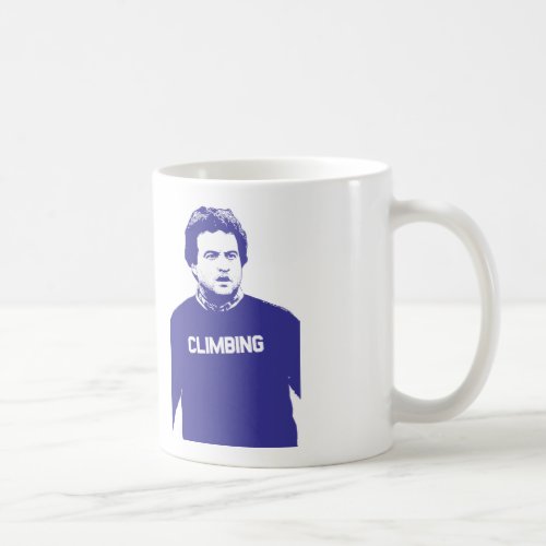 John Belushi Climbing Coffee Mug