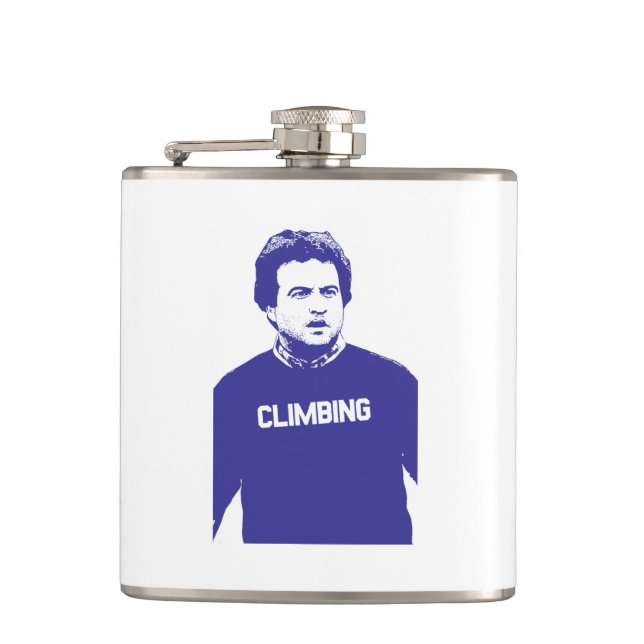 John Belushi Climbing Flask (Front)