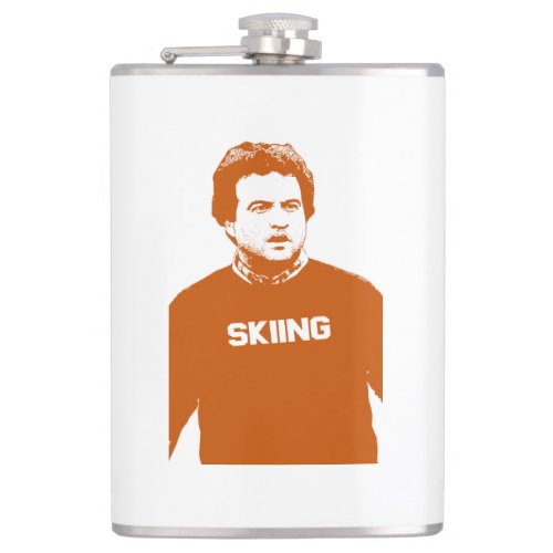 John Belushi Skiing Flask