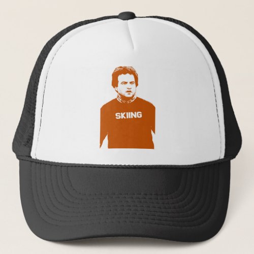 John Belushi Skiing Trucker Hat