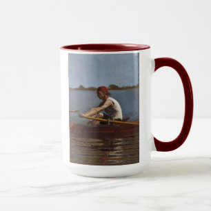 John Biglin in a Single Scull Mug