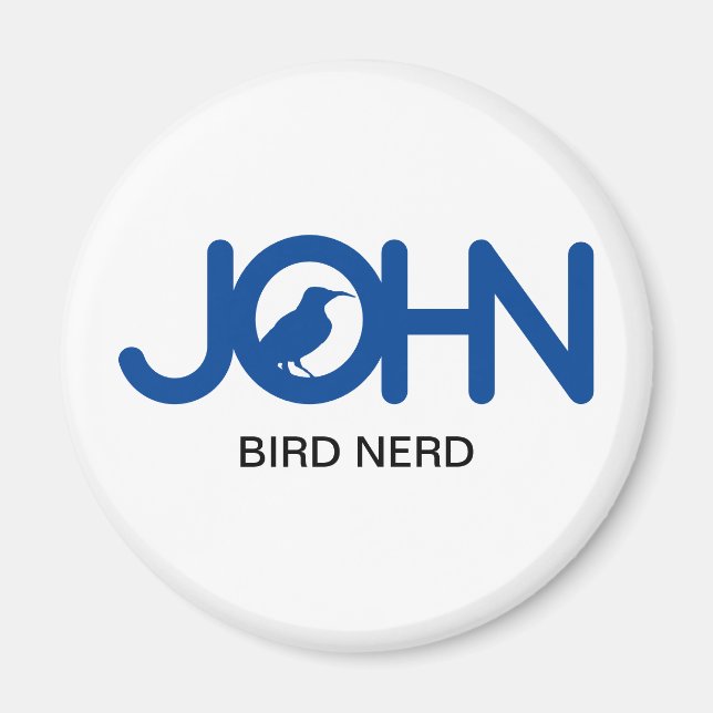 John Bird Nerd Magnet (Front)