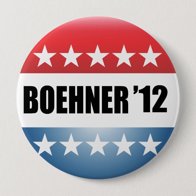 JOHN BOEHNER PINBACK BUTTON (Front)