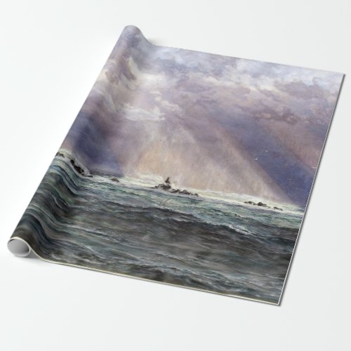 John Brett A North_West Gale off the Longships Wrapping Paper