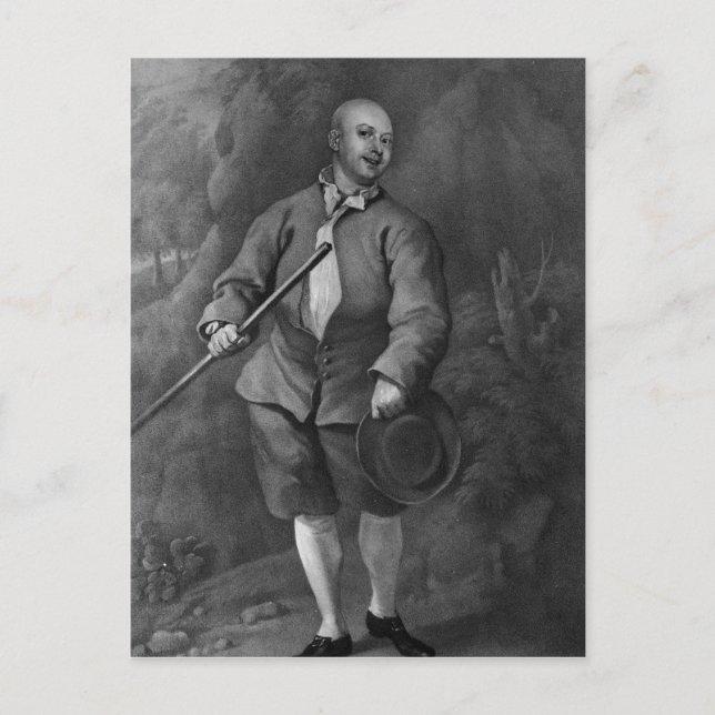 John Broughton, engraved by F. Ross, 1842 Postcard (Front)