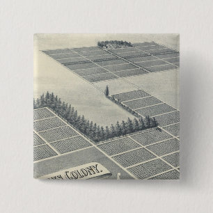 John Brown Colony, Madera, California Pinback Button