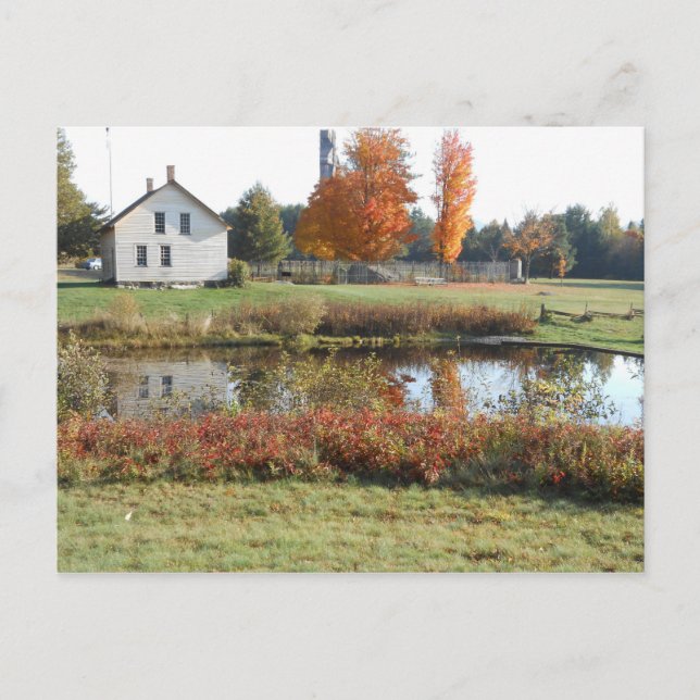John Brown Farm Historic Adirondack Autumn Grave Postcard (Front)