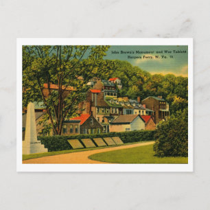 John Brown Monument Harper's Ferry West Virginia Postcard