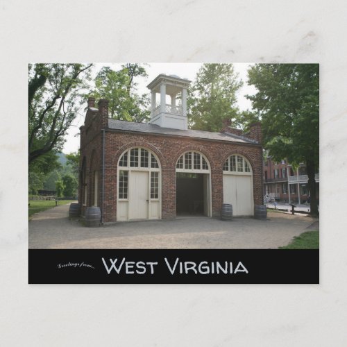 John Browns Fort Harpers Ferry West Virginia Postcard