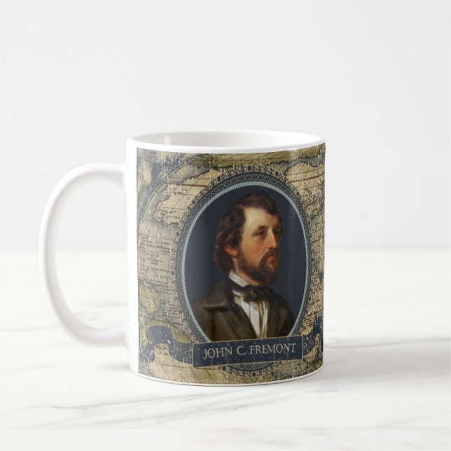 John C Fremont Historical Mug (Left)