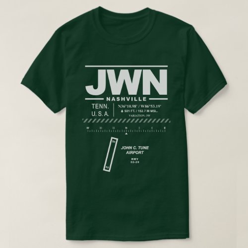 John C Tune Airport JWN T_Shirt