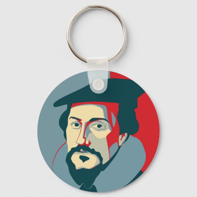 John Calvin Keychain (Front)