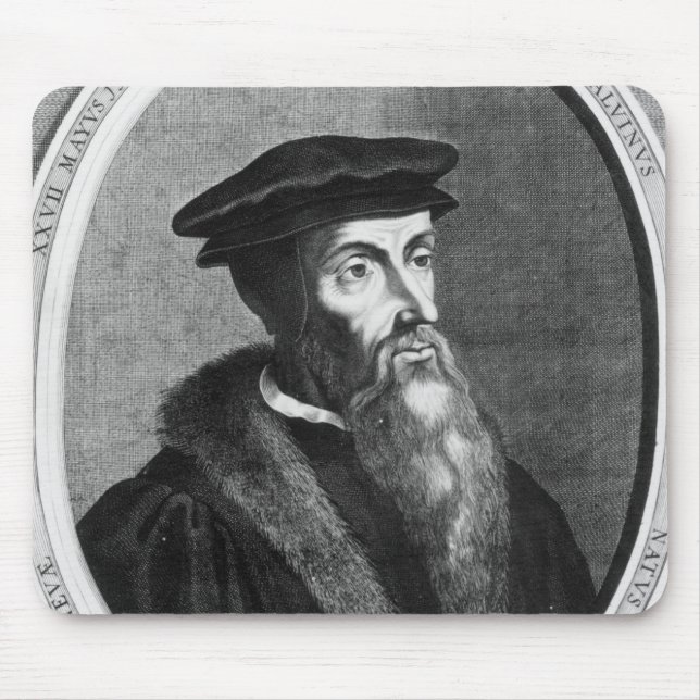 John Calvin Mouse Pad (Front)