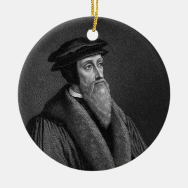 John Calvin Ornament (Front)