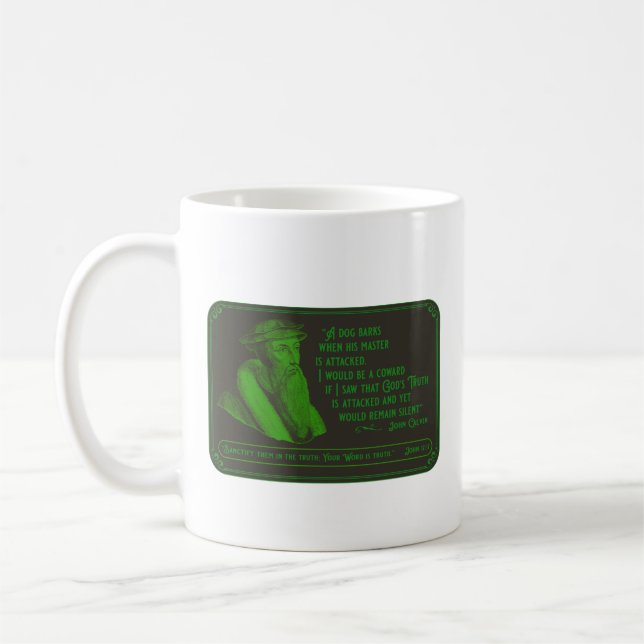 John Calvin Silence Coffee Mug (Left)