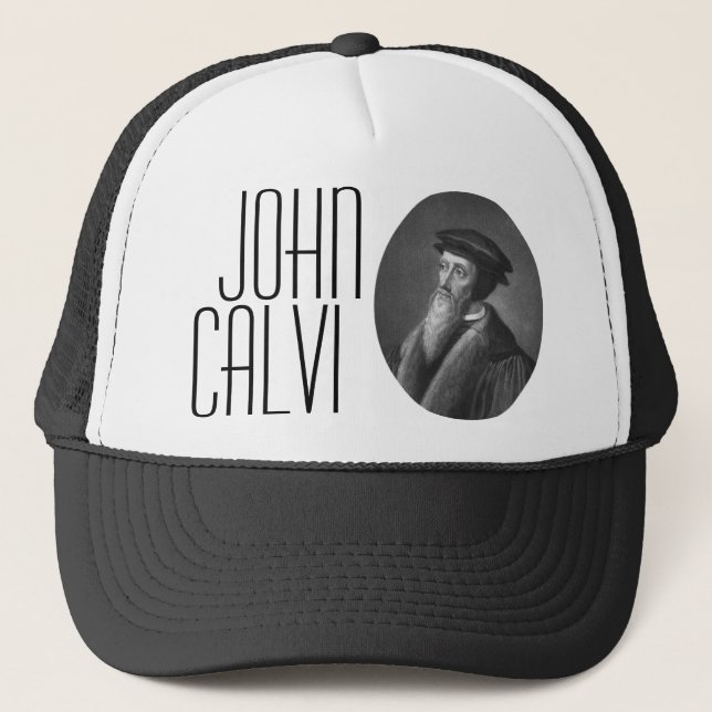 John Calvin Trucker Hat (Front)
