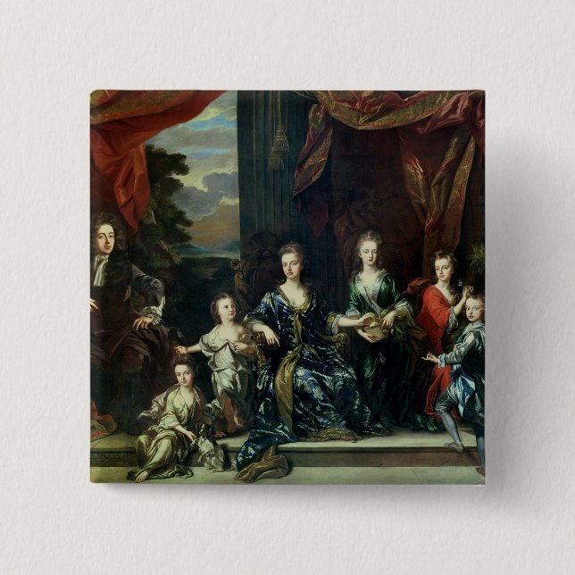 John Churchill 1st Duke of Marlborough Button (Front)