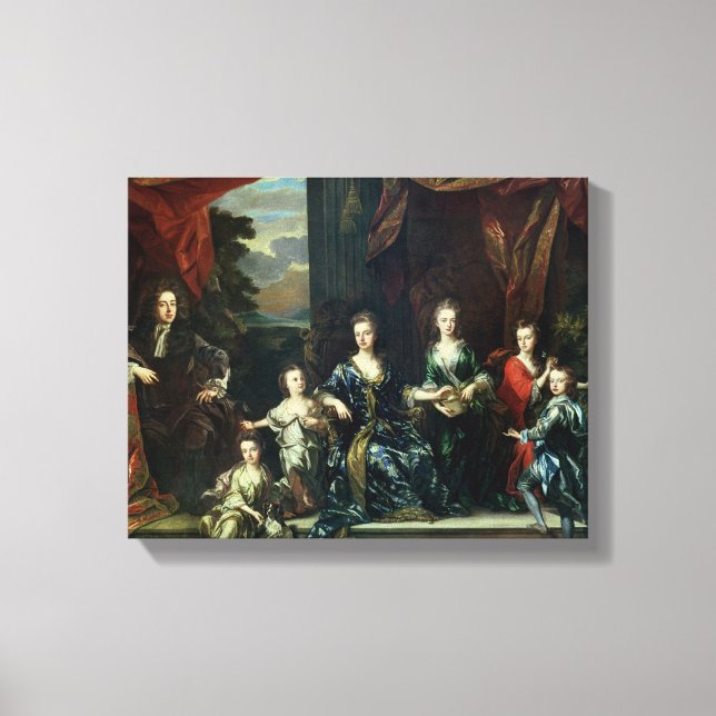 John Churchill 1st Duke of Marlborough Canvas Print (Front)