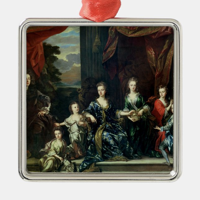 John Churchill 1st Duke of Marlborough Metal Ornament (Front)