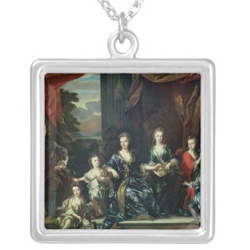 John Churchill 1st Duke of Marlborough Silver Plated Necklace