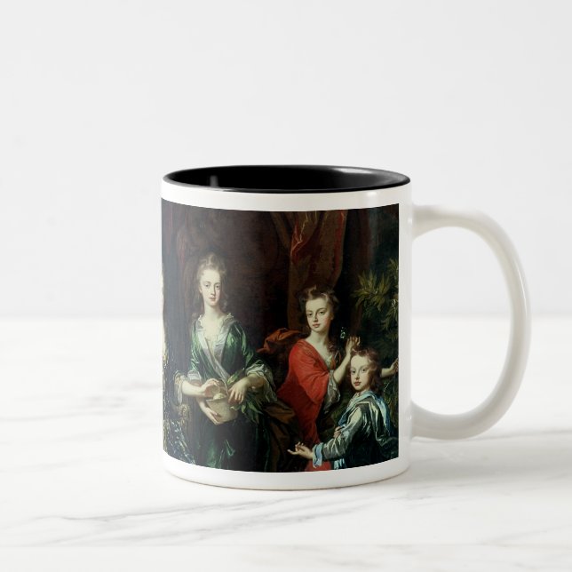 John Churchill 1st Duke of Marlborough Two-Tone Coffee Mug (Right)