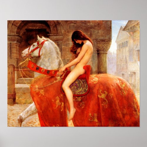 John Collier  Lady Godiva _ 1898 Poster