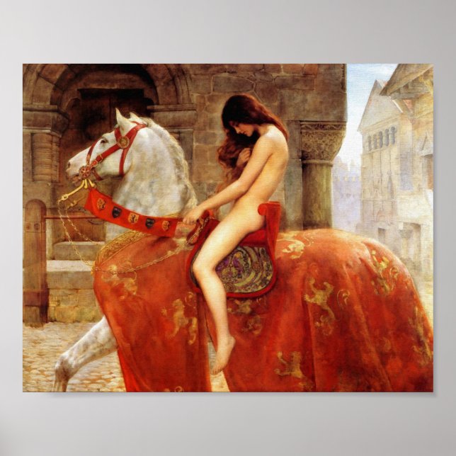John Collier Lady Godiva Fine Art Poster (Front)