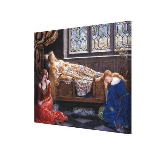 John Collier The Sleeping Beauty Canvas Print | Zazzle