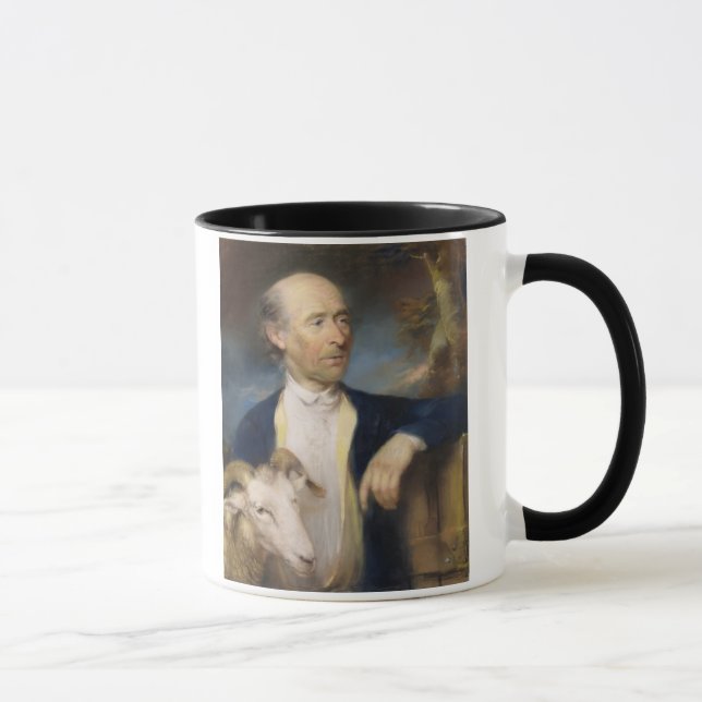 John Collins of Devizes (fl.1771-99) 1799 (pastel Mug (Right)