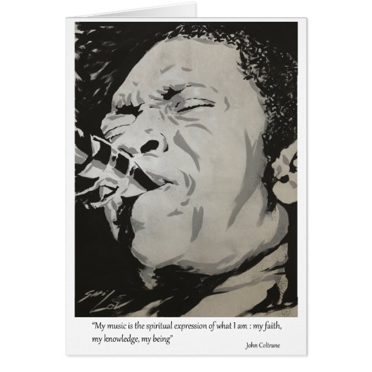 John Coltrane –  Expression Cards (Front)