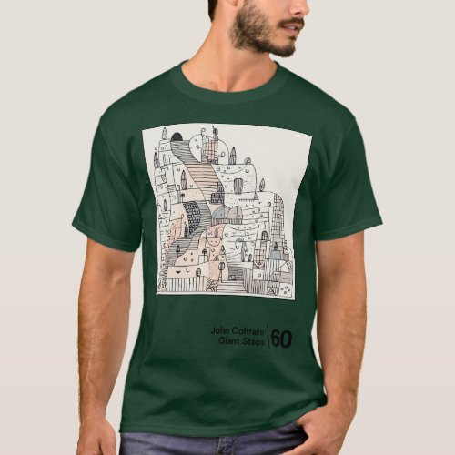 John Coltrane Giant Steps Minimal Style Graphic Ar T_Shirt