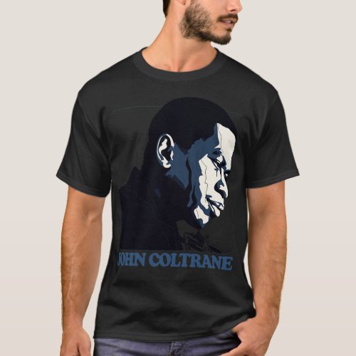 John Coltrane Retro Jazz Music Fan Design T_Shirt