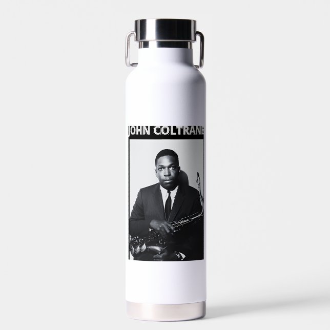 John Coltrane Water Bottle (Front)