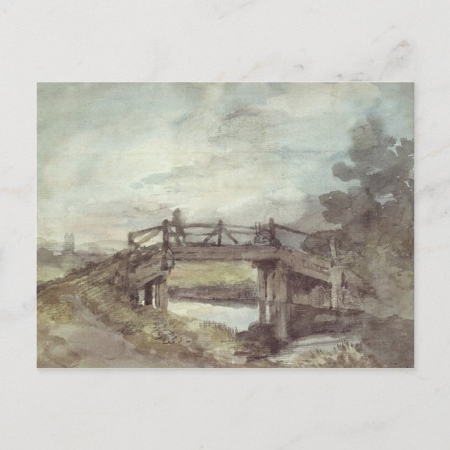 John Constable | A Bridge over the Stour Postcard (Front)