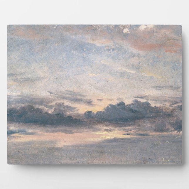 John Constable | A Cloud Study, Sunset, c.1821 (oi Plaque (Front)