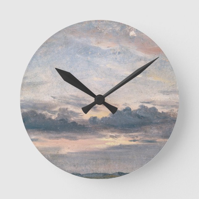 John Constable | A Cloud Study, Sunset, c.1821 (oi Round Clock (Front)